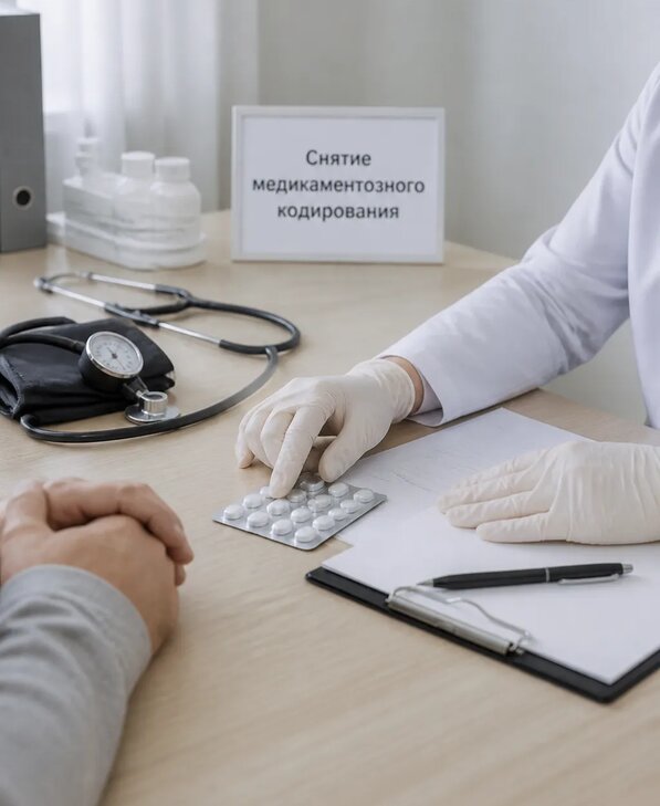Снятие медикаментозного кодирования в Фурманове от 5094 р. | Медзона